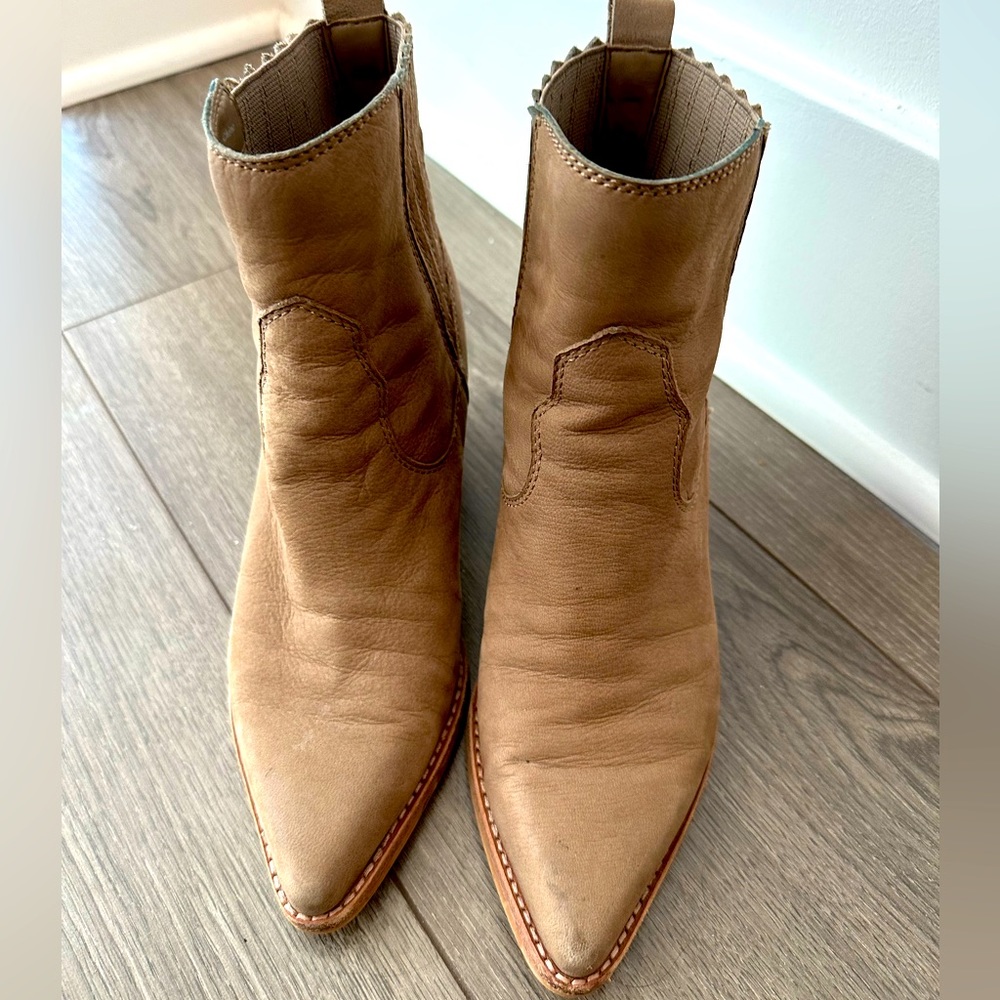 Dolce Vita ankle cowboy booties